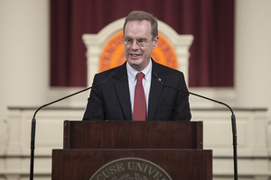 When Kent Syverud become chancellor of Syracuse University, he started Fast Forward Syracuse. The initiative has three parts and is meant to improve SU's infrastructure and academic life moving forward.